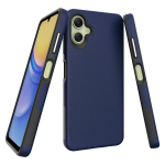 Triangle Shockproof Case With Anti Slip Grains for Samsung Galaxy A05 – Navy Blue